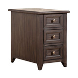 Liberty Furniture Mill Creek - Chair Side Table - Dark Brown | Meri Furniture