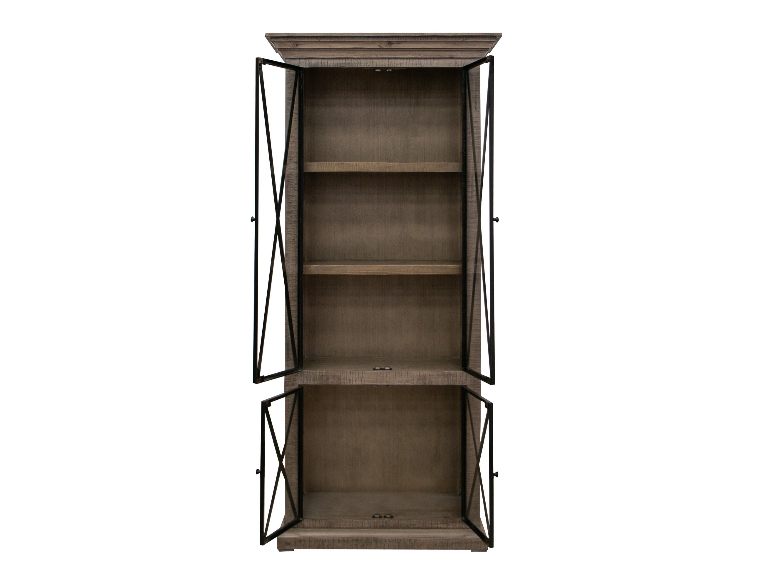 International Furniture Direct Xoan - Cabinet - Brown | Meri Furniture