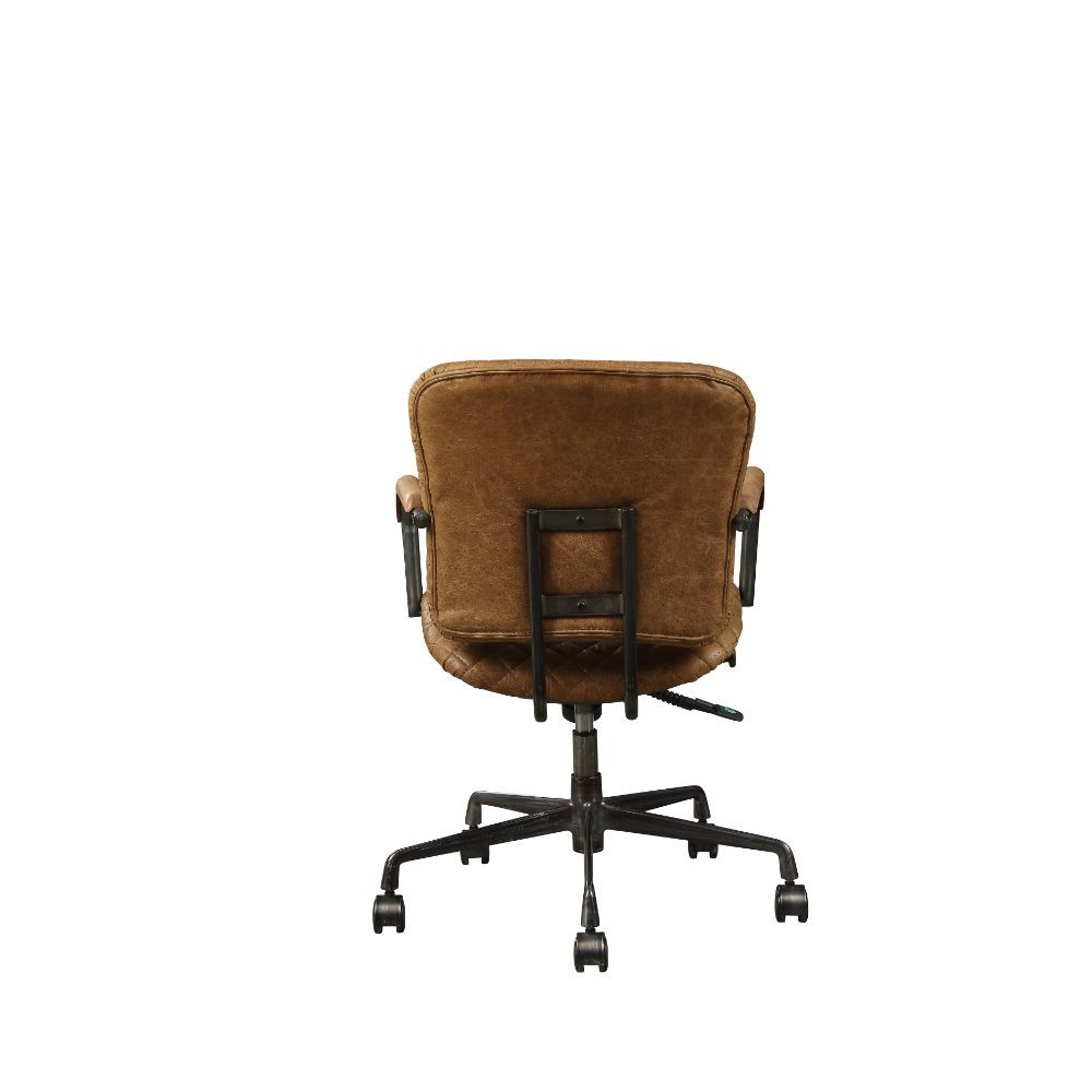 ACME Josi - Executive Office Chair - Coffee Top Grain Leather | Meri Furniture