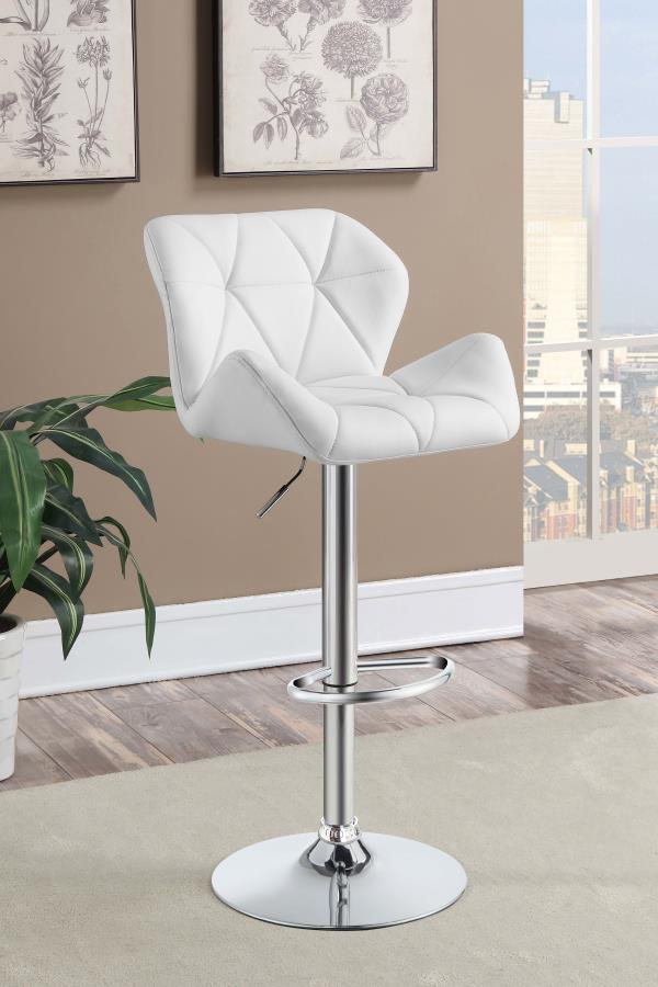 Coaster Fine Furniture Berrington - Upholstered Adjustable Bar Stools (Set of 2) | Meri Furniture