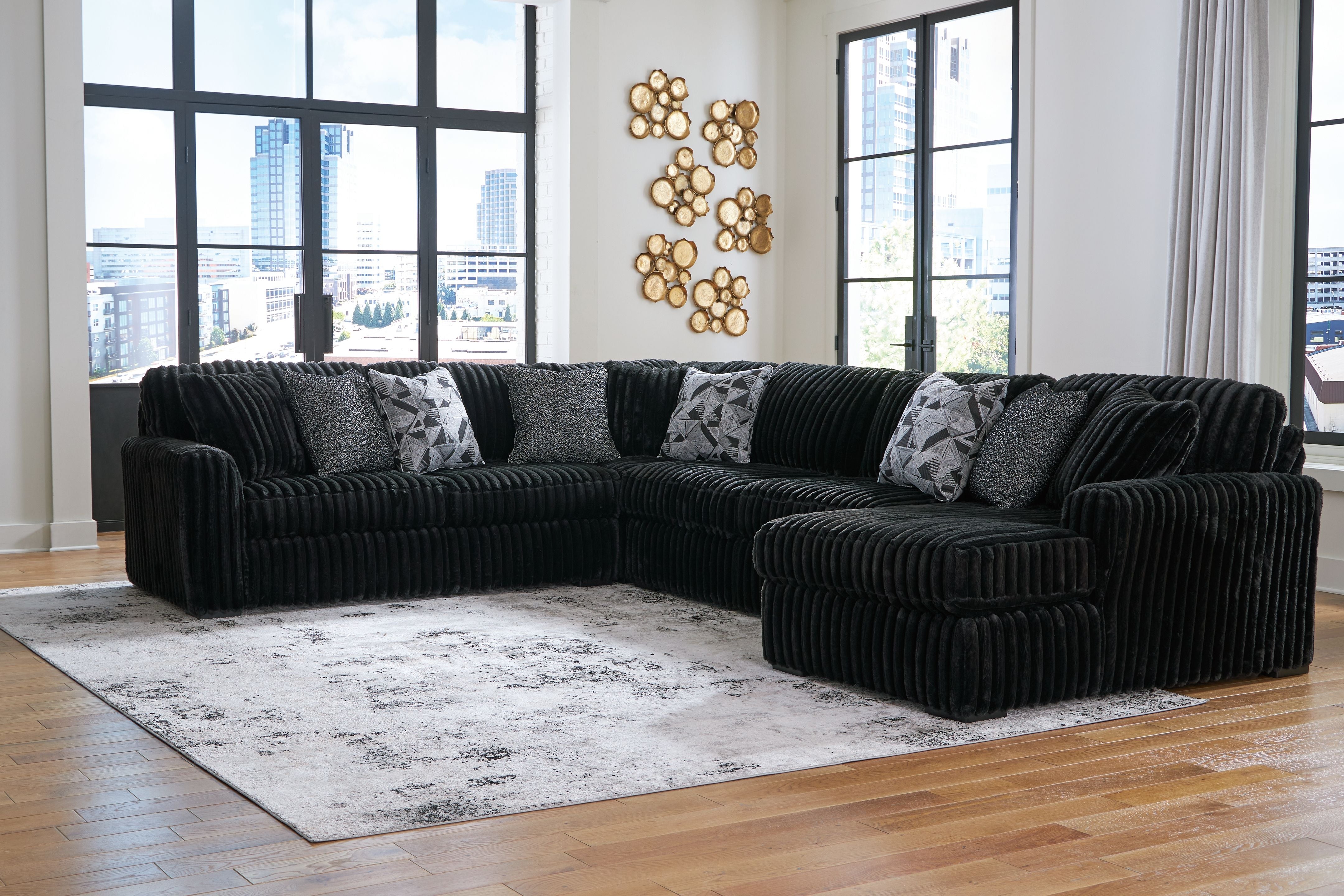 Signature Design by Ashley® Midnight-Madness - Sectional Set | Meri Furniture