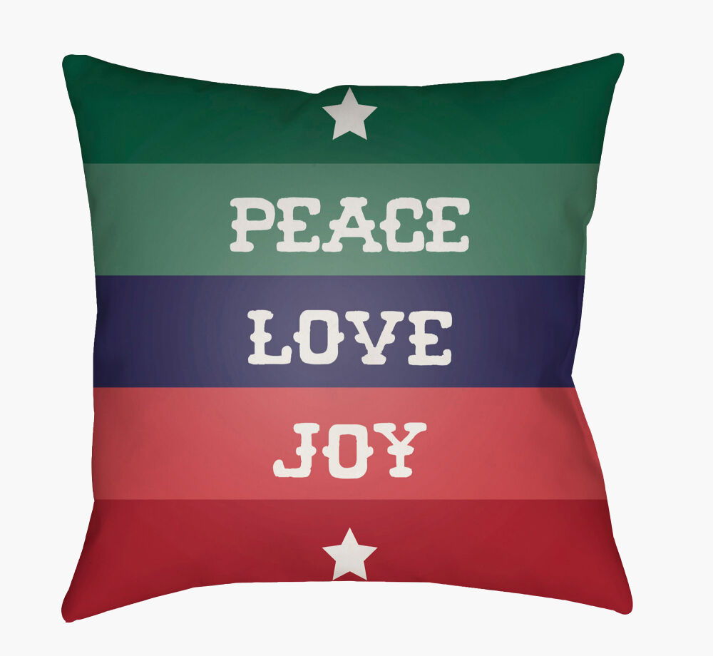 Peace Love Joy Pillow