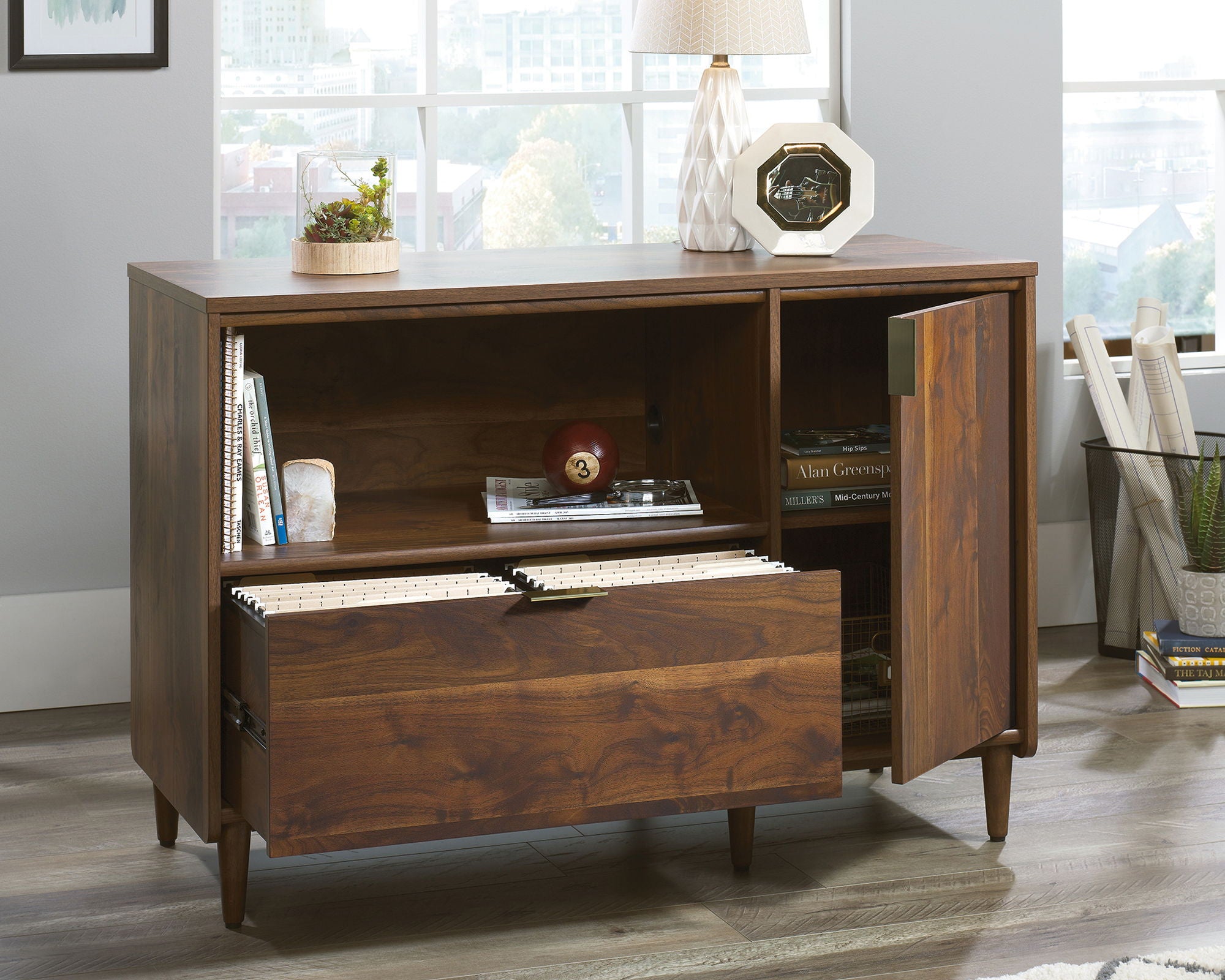 Clifford Place Credenza Grand Walnut