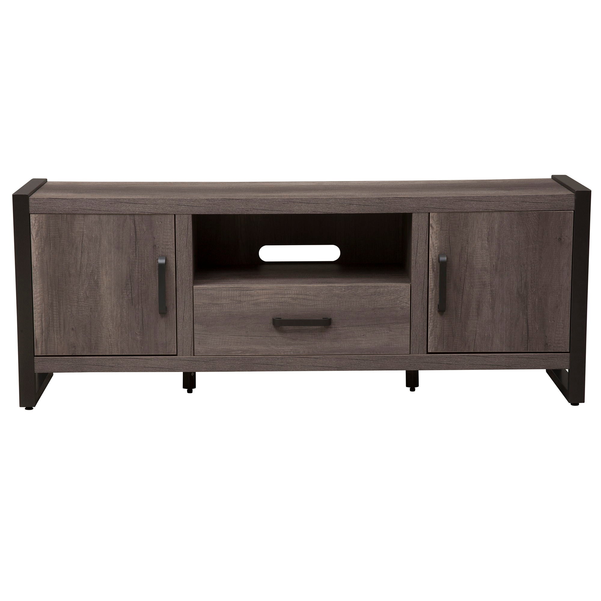 Liberty Furniture Tanners Creek - Entertainment TV Stand - Dark Gray | Meri Furniture