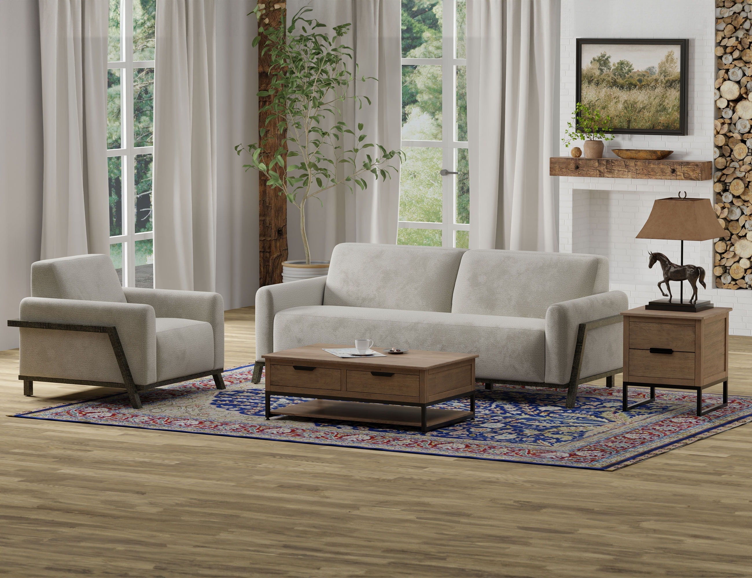 International Furniture Direct Fika - Sofa | Meri Furniture
