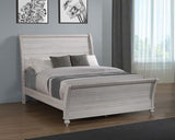 Stillwood - Wood Sleigh Bed