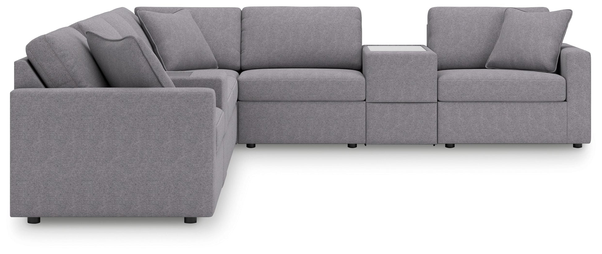 Signature Design by Ashley® Modmax - Granite - Sectional | Meri Furniture