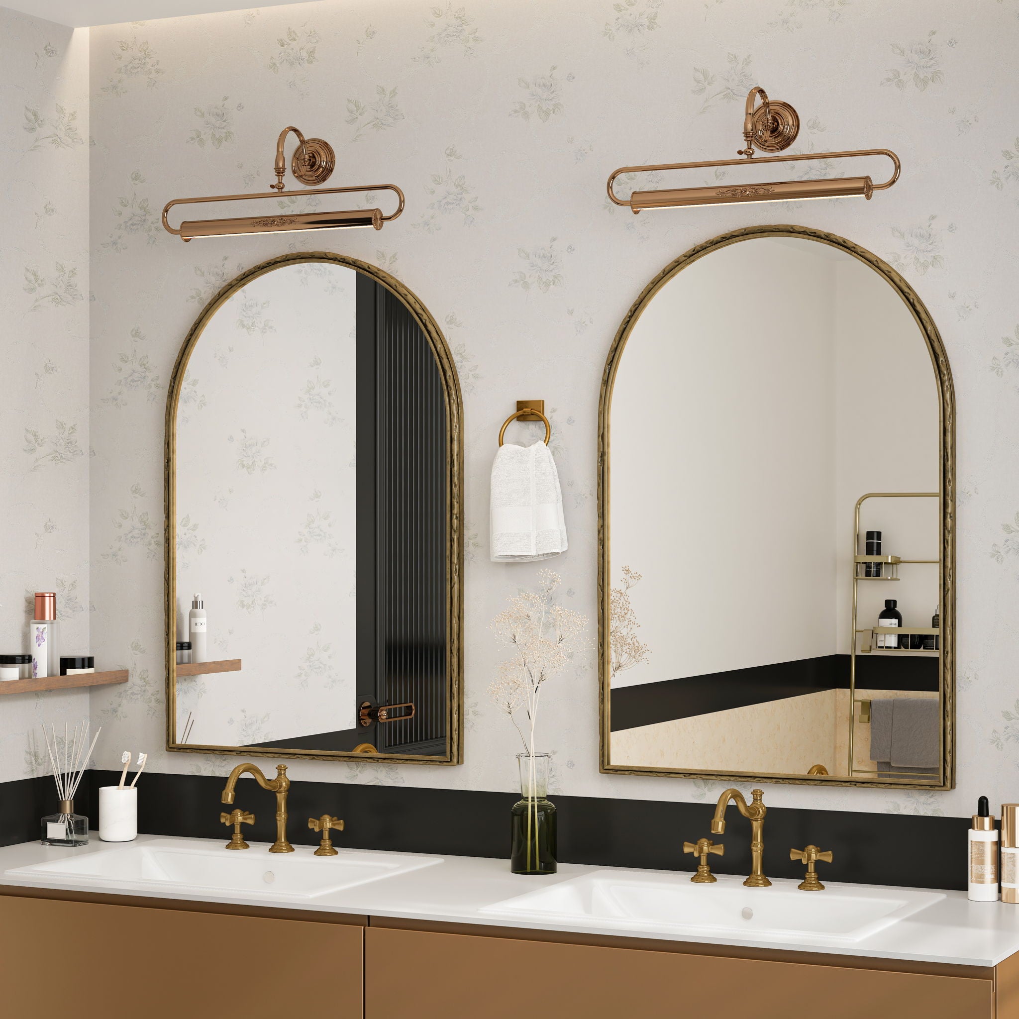 Arched Mirror With Shatterproof Glass