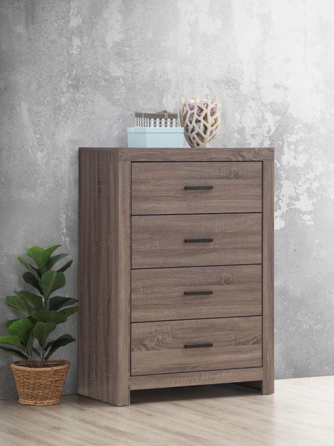 Coaster Fine Furniture Brantford - 4-Drawer Bedroom Chest | Meri Furniture