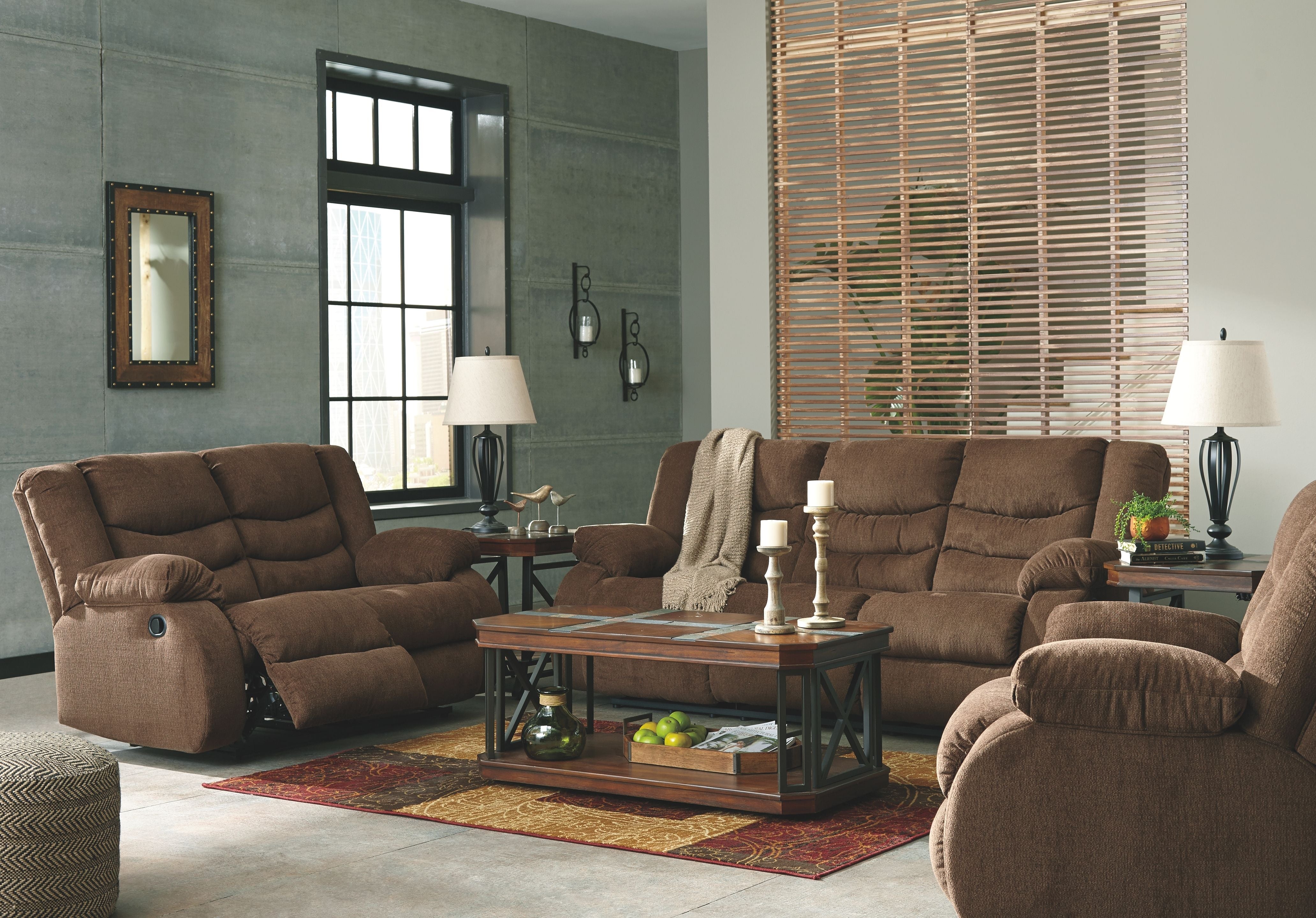 Signature Design by Ashley® Tulen - Reclining Living Room Set | Meri Furniture