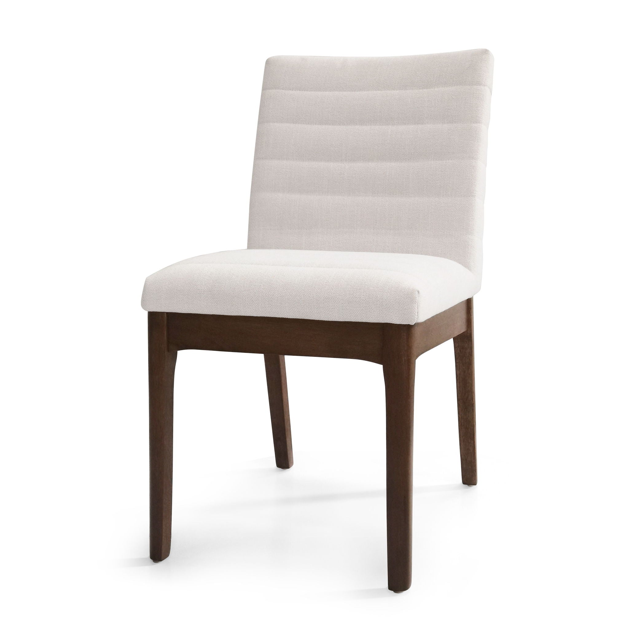 Upholstered Dining Chairs With Rubber Legs (Set of 2)