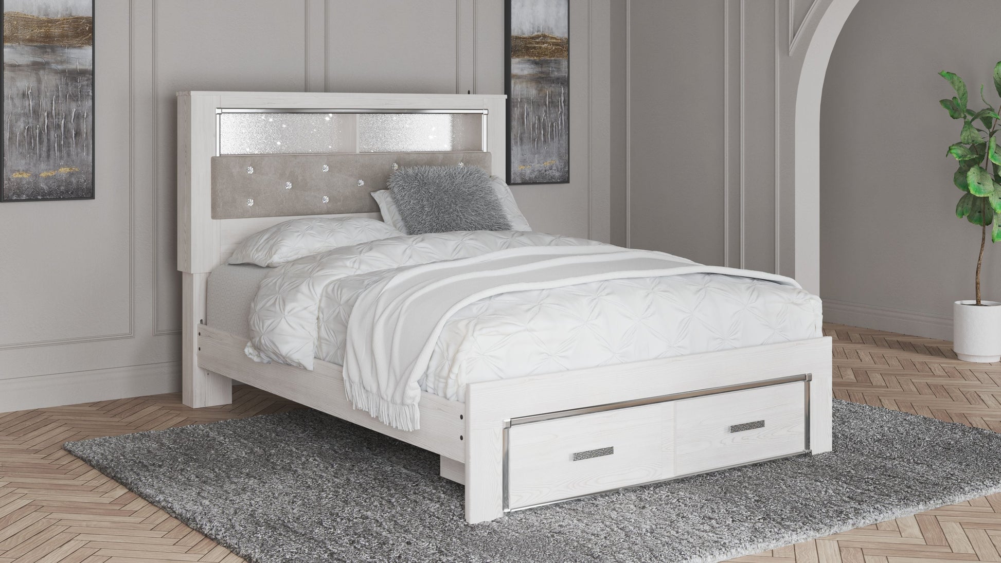 Signature Design by Ashley® Altyra - Bookcase Bed | Meri Furniture