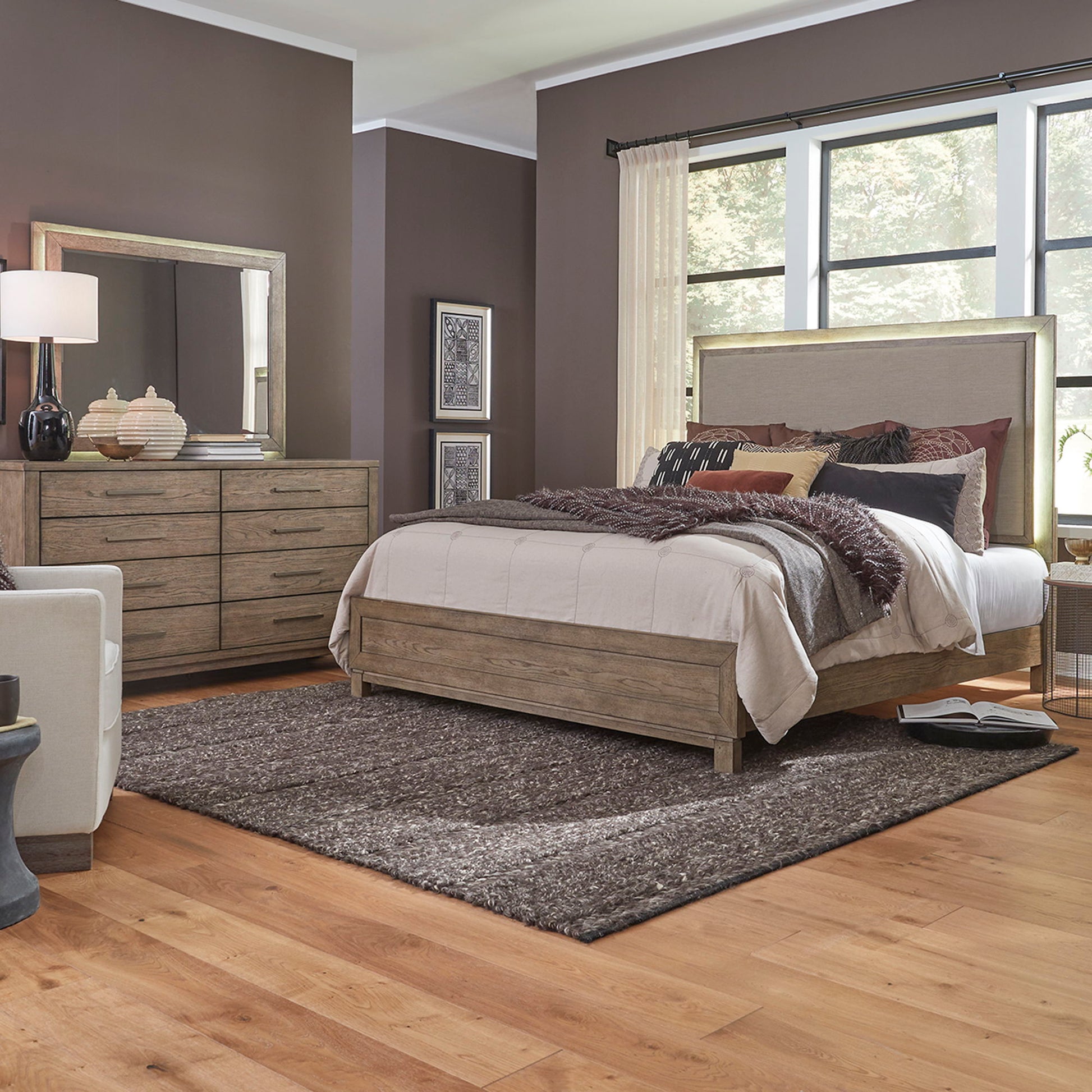 Liberty Furniture Canyon Road - Upholstered Bedroom Set | Meri Furniture