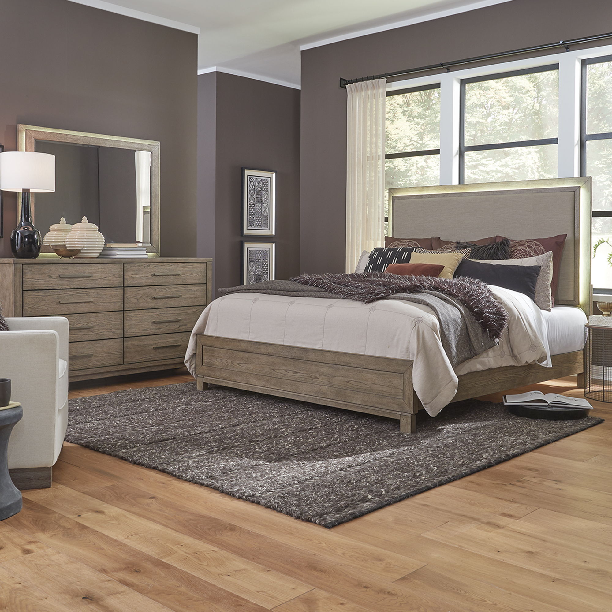 Liberty Furniture Canyon Road - Upholstered Bedroom Set | Meri Furniture