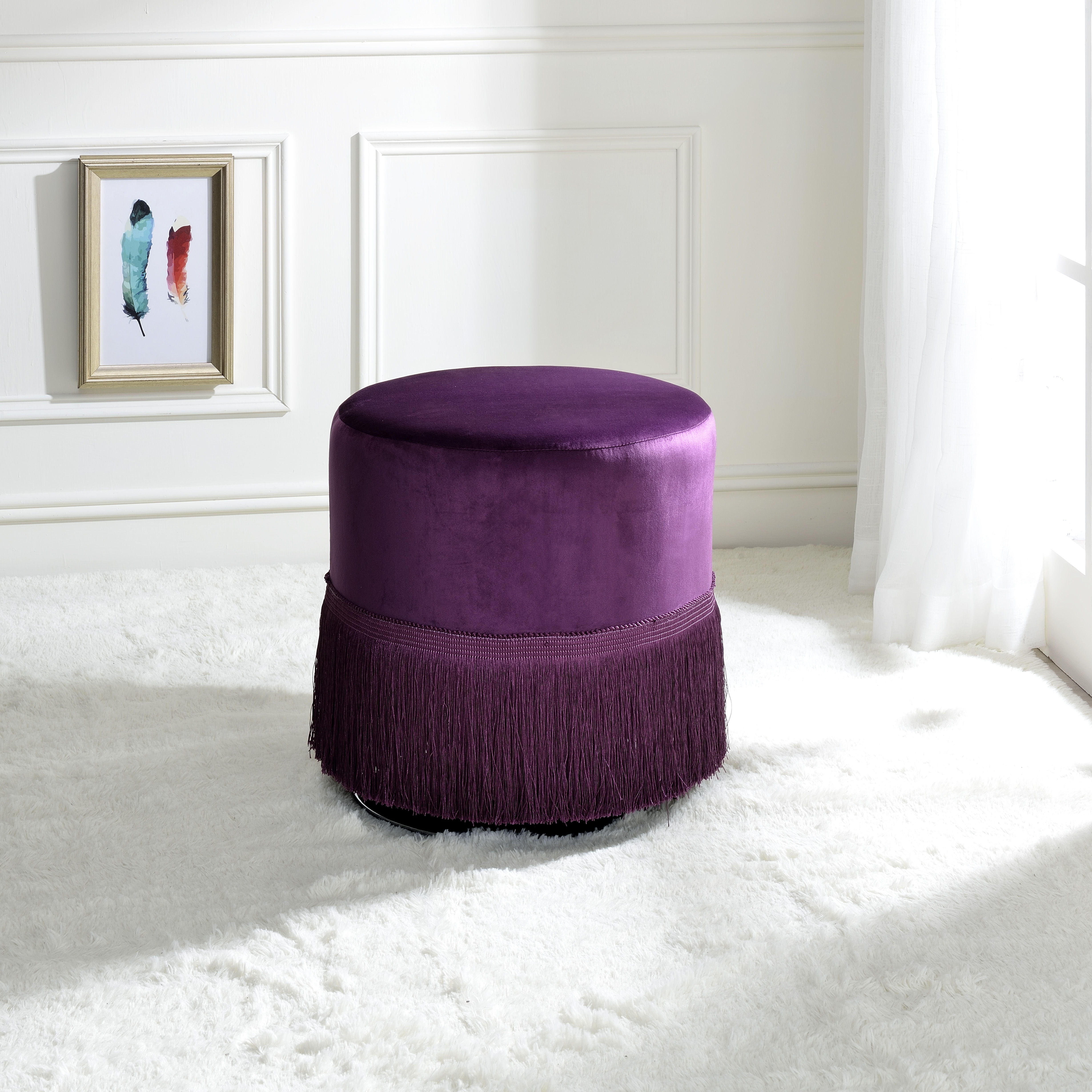 ACME Clivia - Ottoman | Meri Furniture