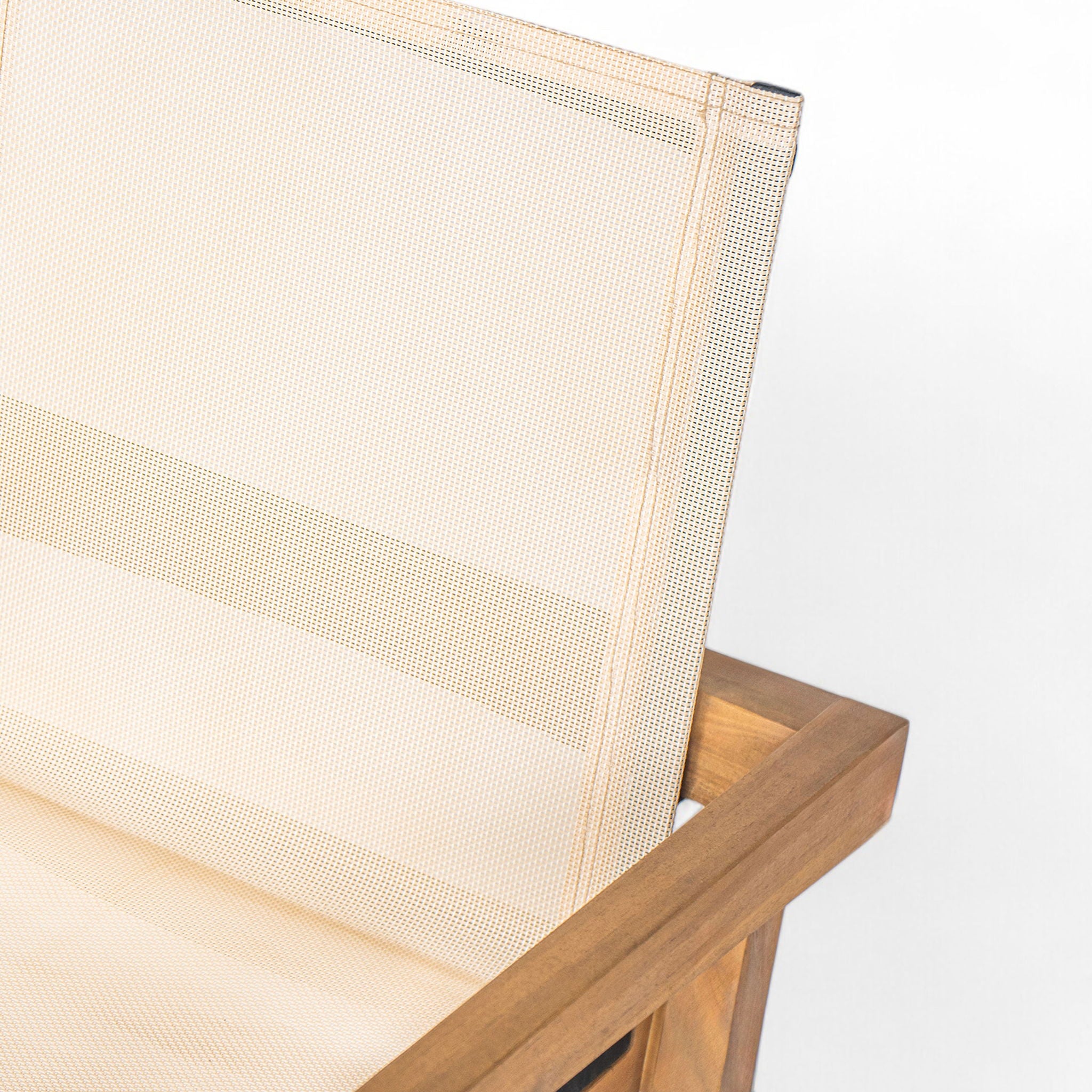 Belfast - Dining Chair With Acacia Wood Frame And Mesh Seating (Set of 2)