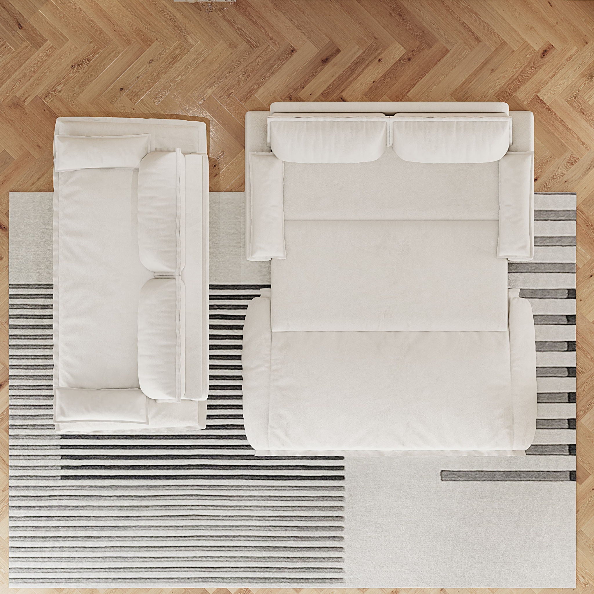 Queen Pull Out Sofa Bed, 3 In 1 Convertible Sleeper Sofa