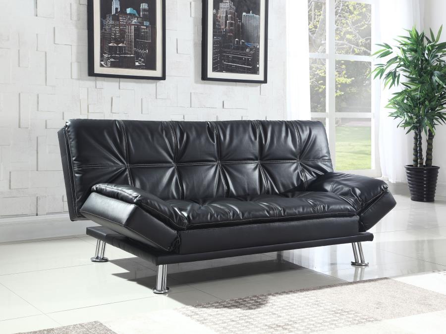 Coaster Fine Furniture Dilleston - Upholstered Tufted Convertible Sofa Bed | Meri Furniture