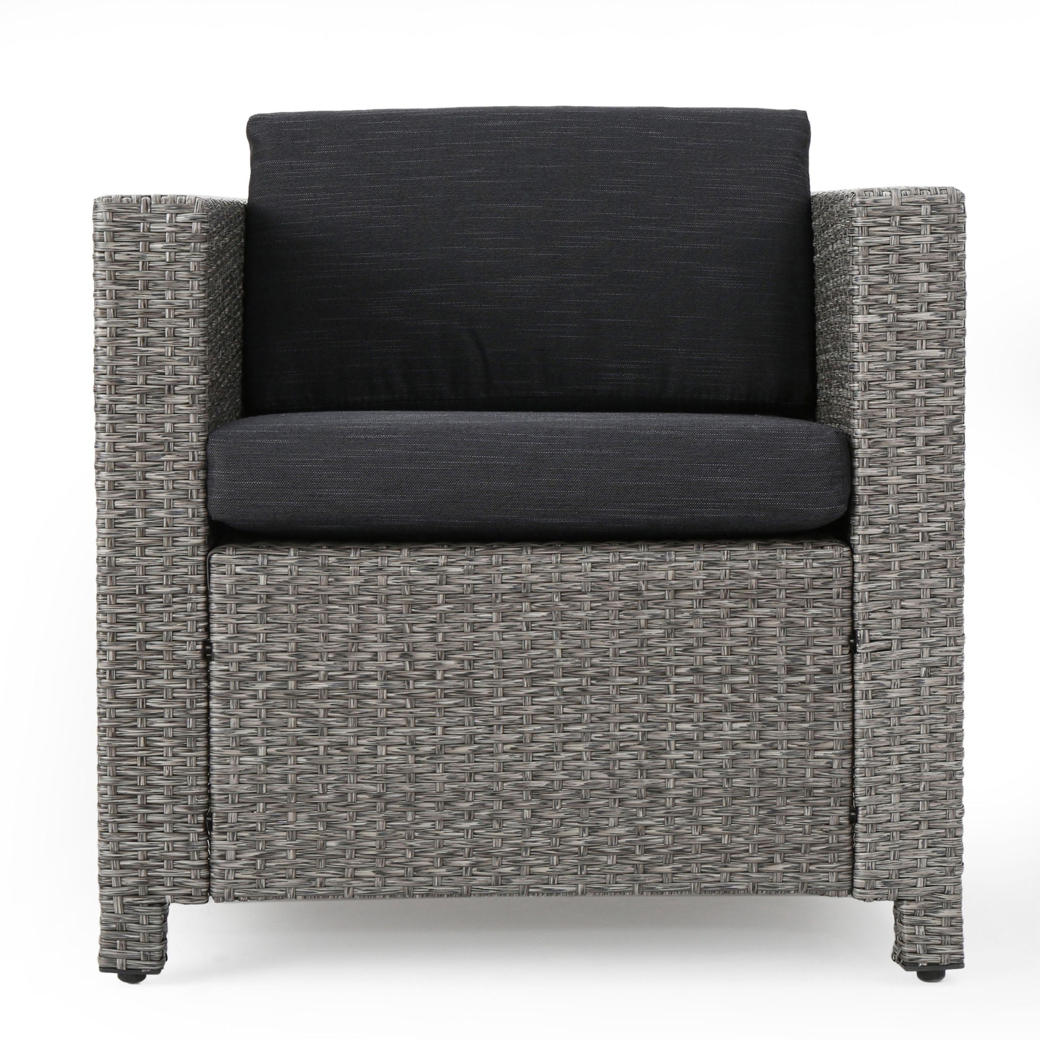 Stylish Outdoor Club Chair With Weather Resistant Cushions