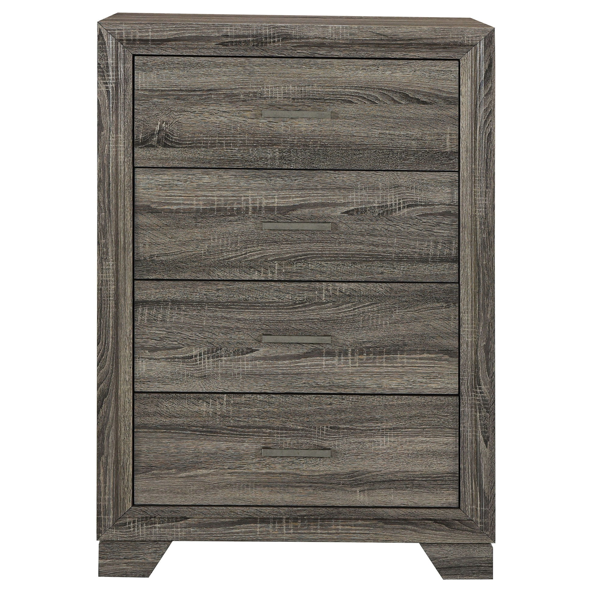 Coaster Fine Furniture Wright - 4-Drawer Chest Of Drawers - Brown Oak | Meri Furniture