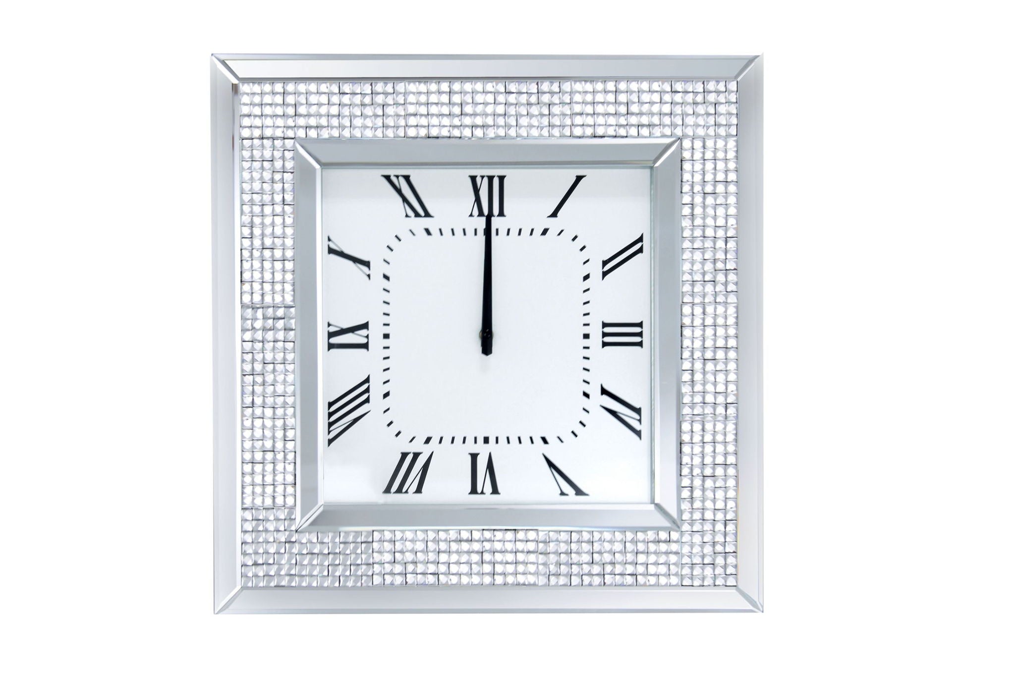 Ornat - Wall Clock - Faux Square Diamonds