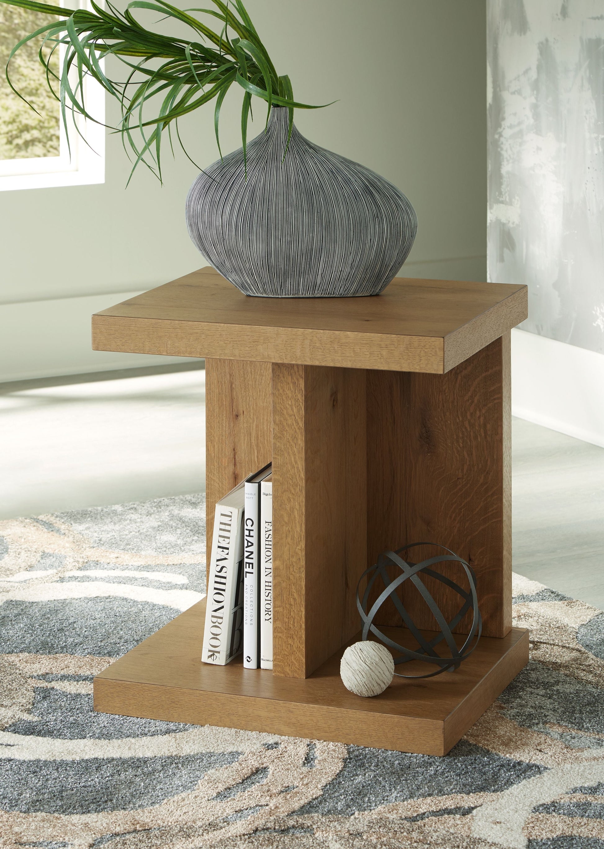 Signature Design by Ashley® Brinstead - Light Brown - Chair Side End Table | Meri Furniture