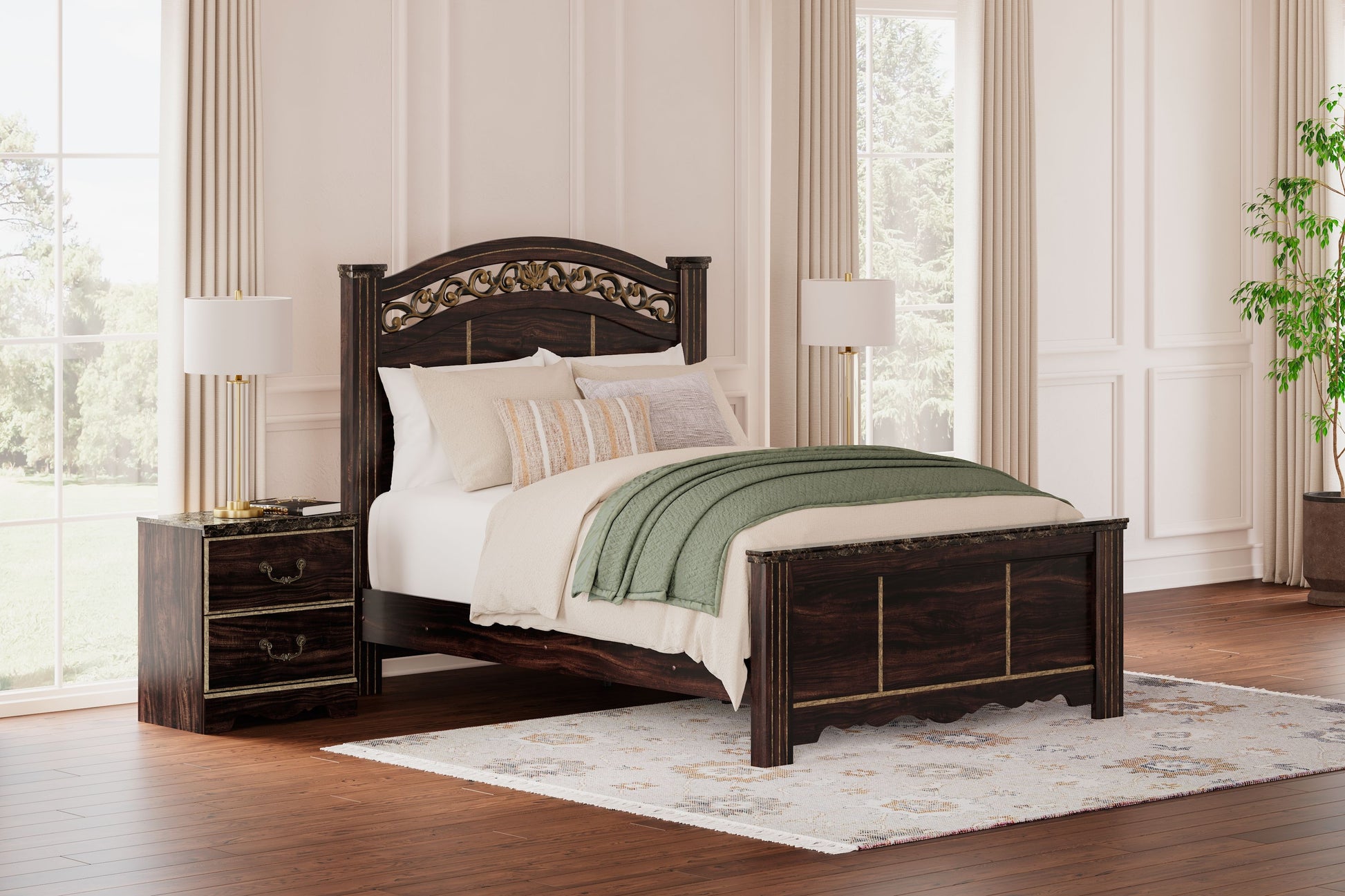 Signature Design by Ashley® Glosmount - Poster Bed | Meri Furniture