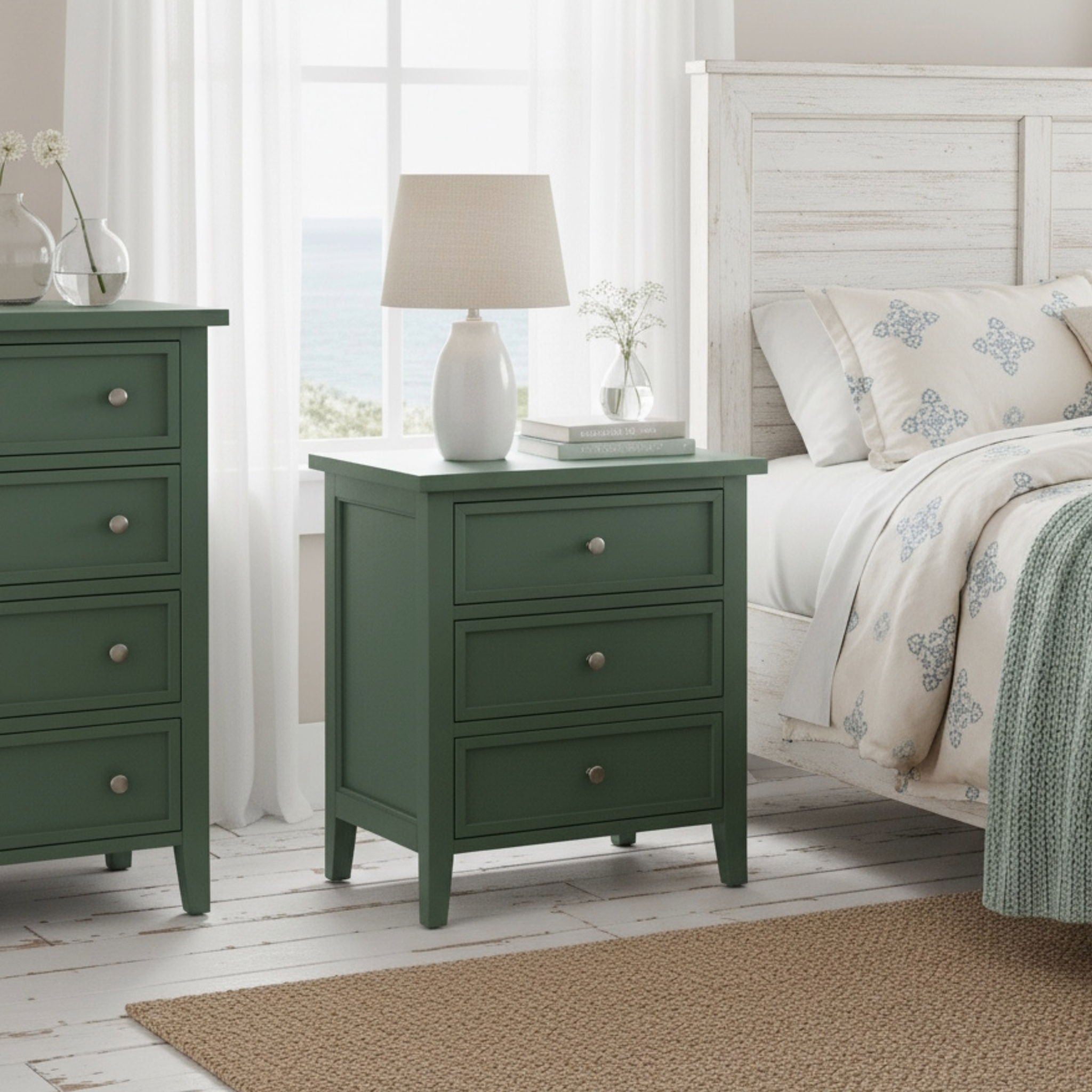 Luca - 3 Drawer Nightstand