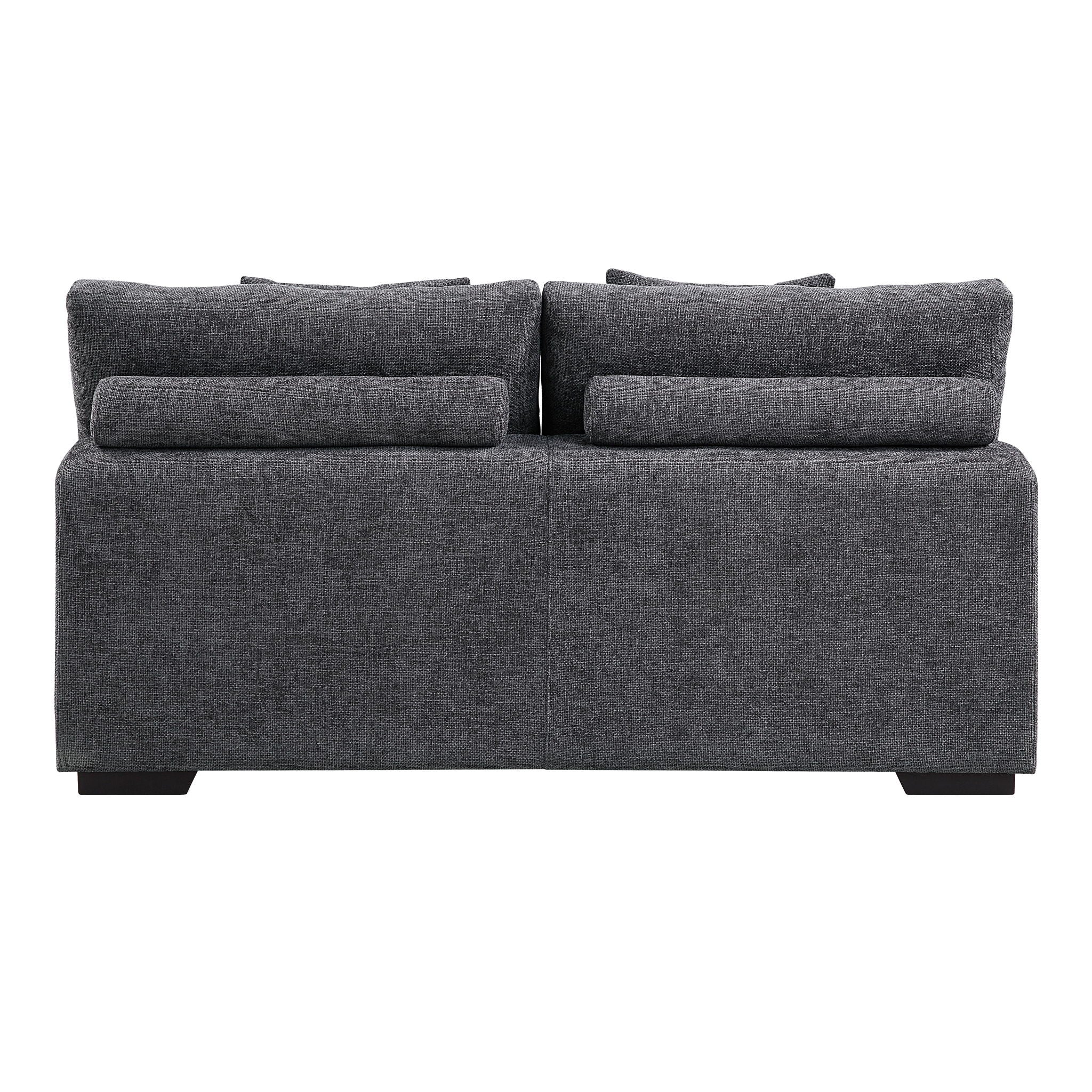 Chosen - Sectional Sofa With Toss Pillows And Chaise