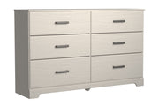 Ashley Furniture Stelsie - White - Six Drawer Dresser | Meri Furniture