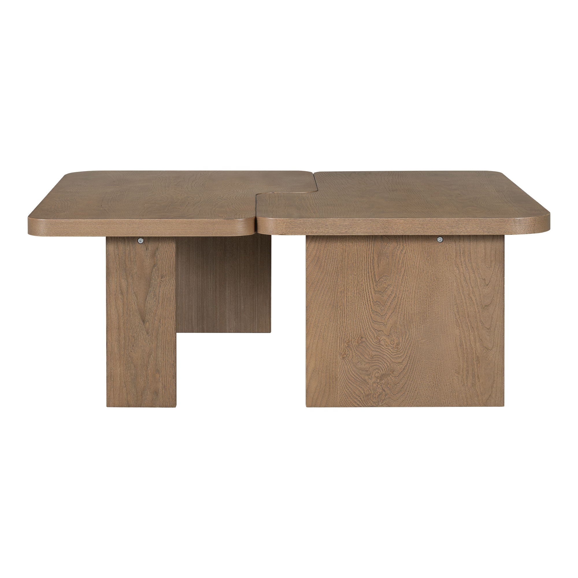 Modern Minimalist Coffee Table Set With Splicing Design