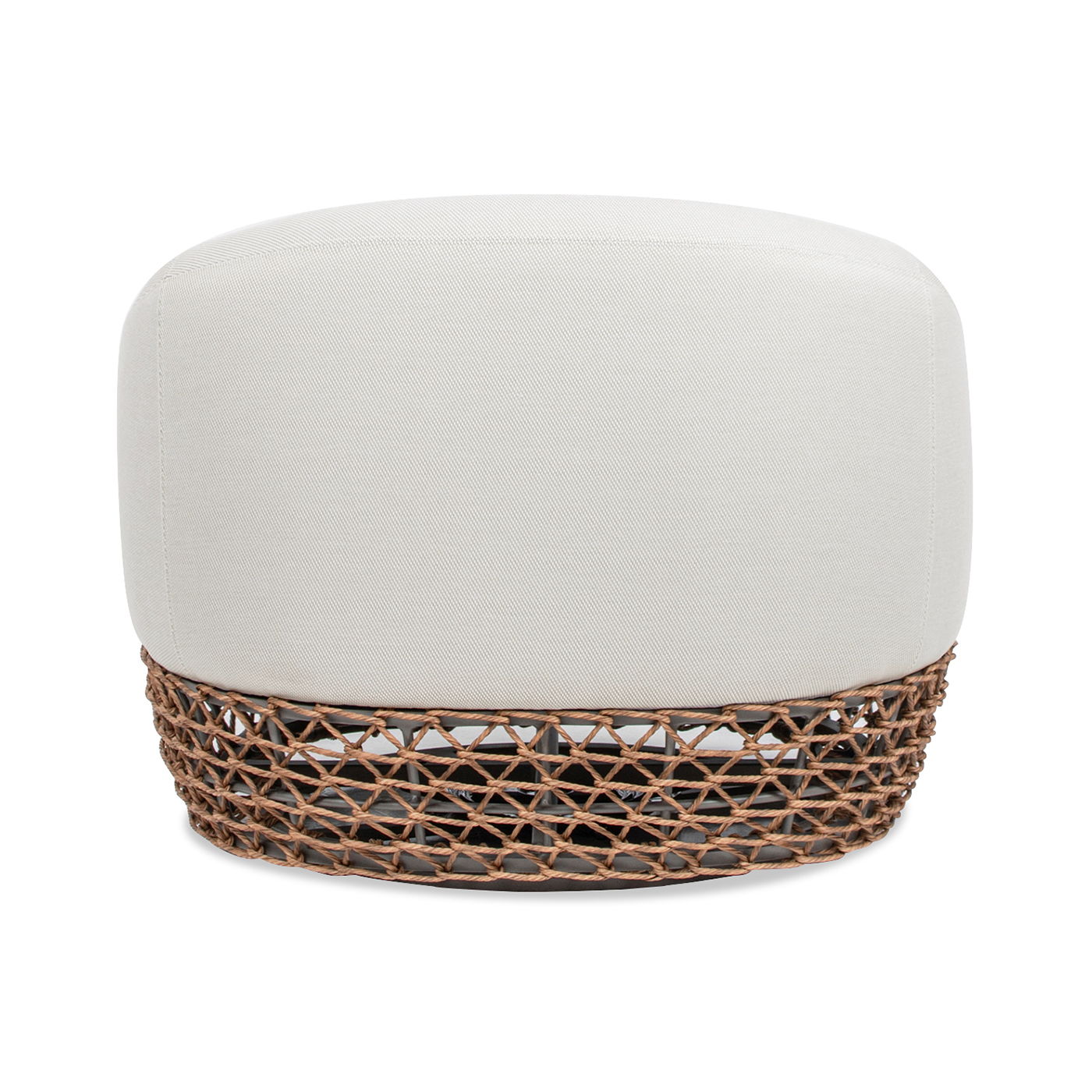 Willow - Upholstered Patio Deep Seating Armchair, Wicker Frame