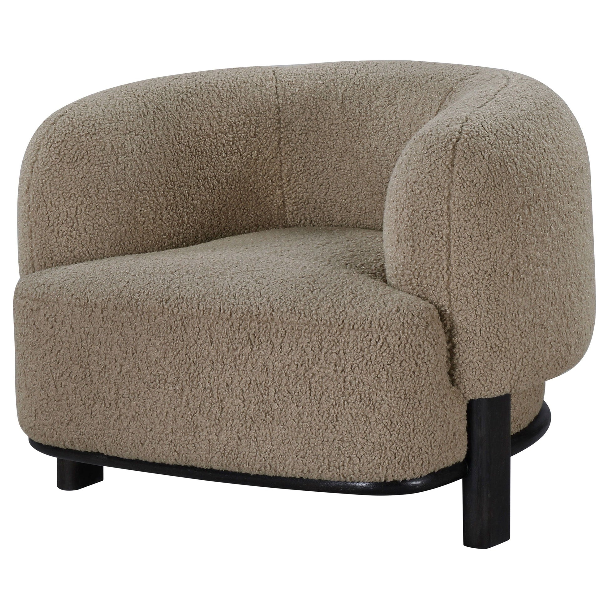 Coaster Fine Furniture Lawler - Upholstered Barrel Back Accent Chair | Meri Furniture