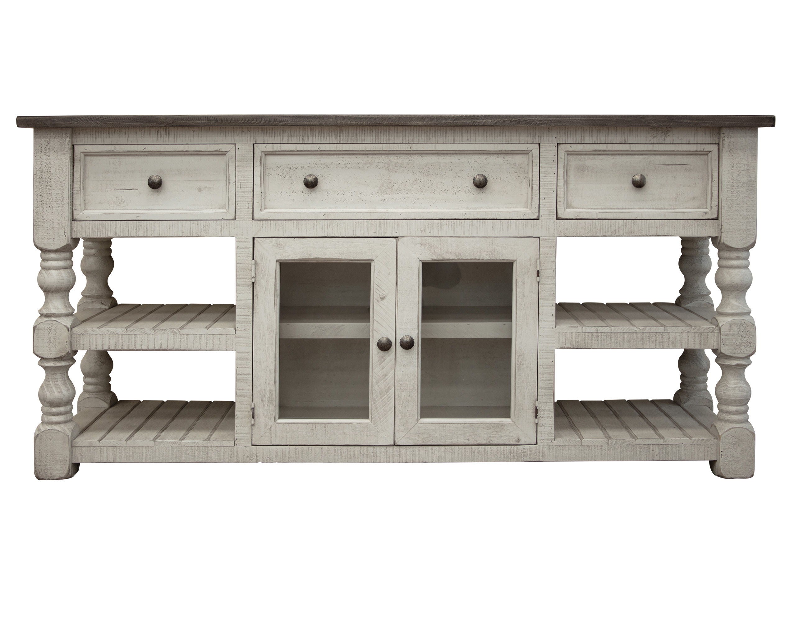International Furniture Direct Stone - TV Stand with Drawers | Meri Furniture