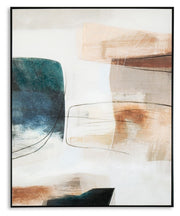 Signature Design by Ashley® Reedford - White / Gray / Pink - Wall Art | Meri Furniture