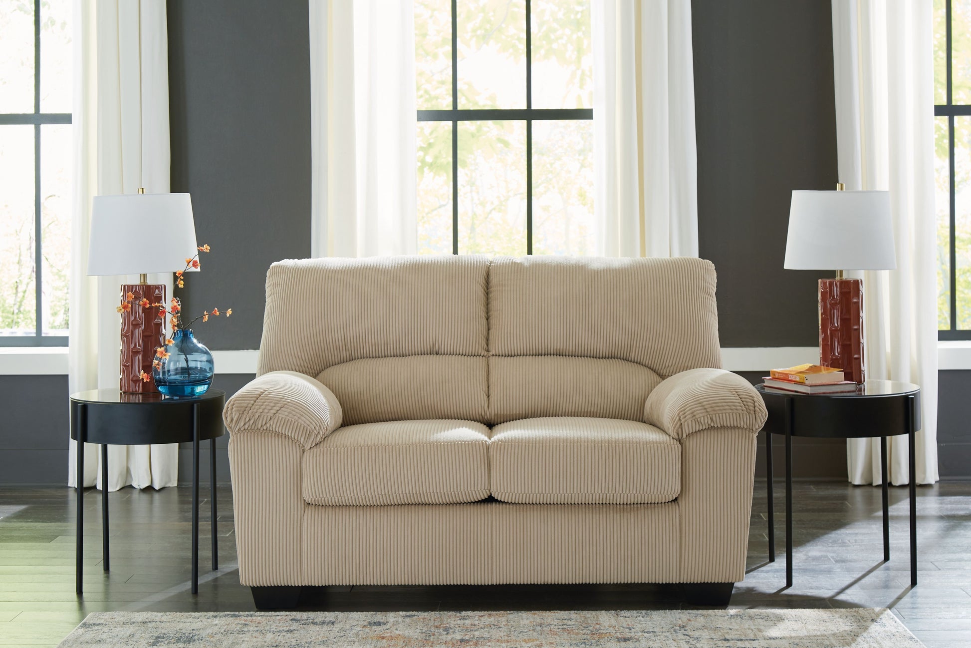 Signature Design by Ashley® Simplejoy - Loveseat | Meri Furniture