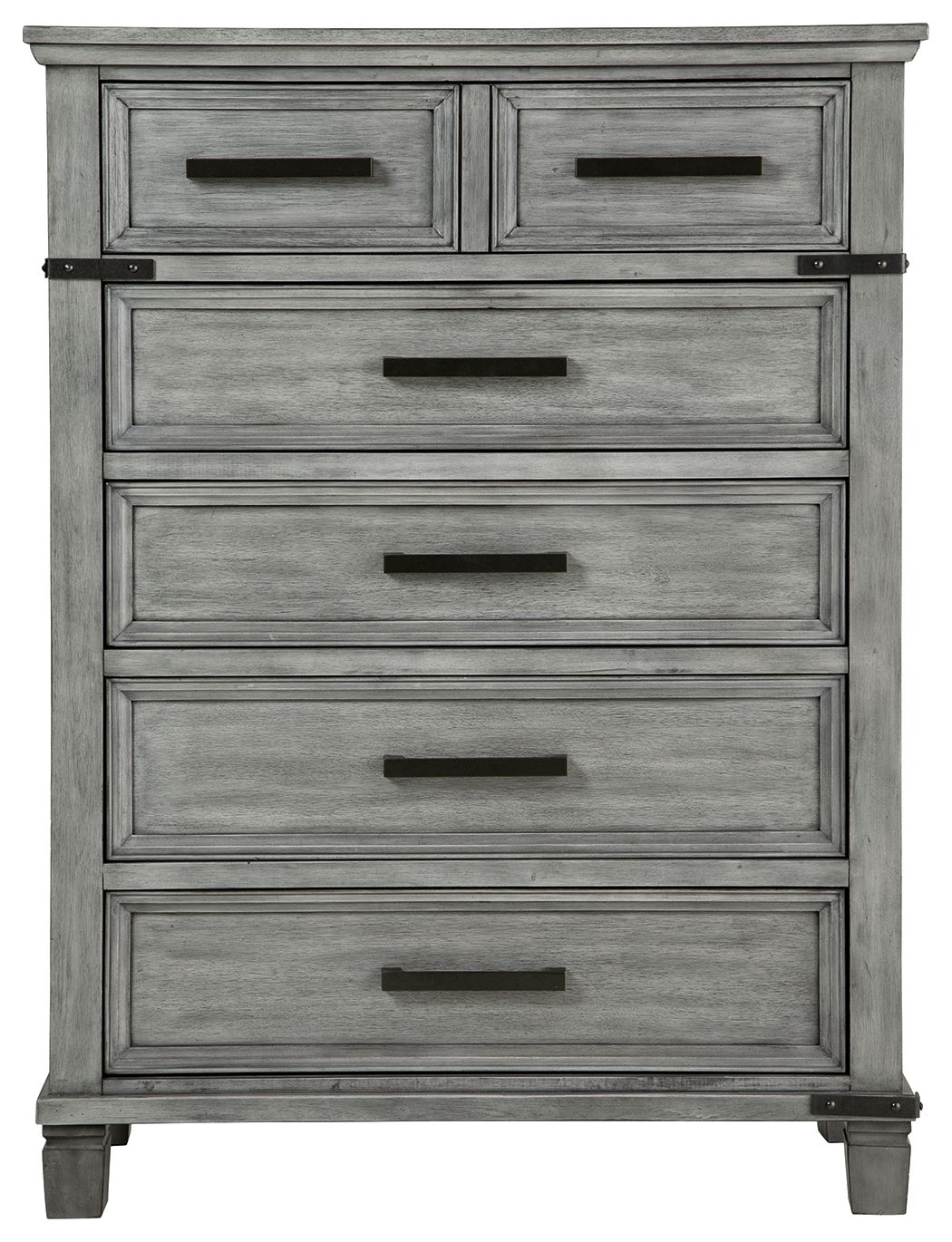 Signature Design by Ashley® Russelyn - Gray - Five Drawer Chest | Meri Furniture