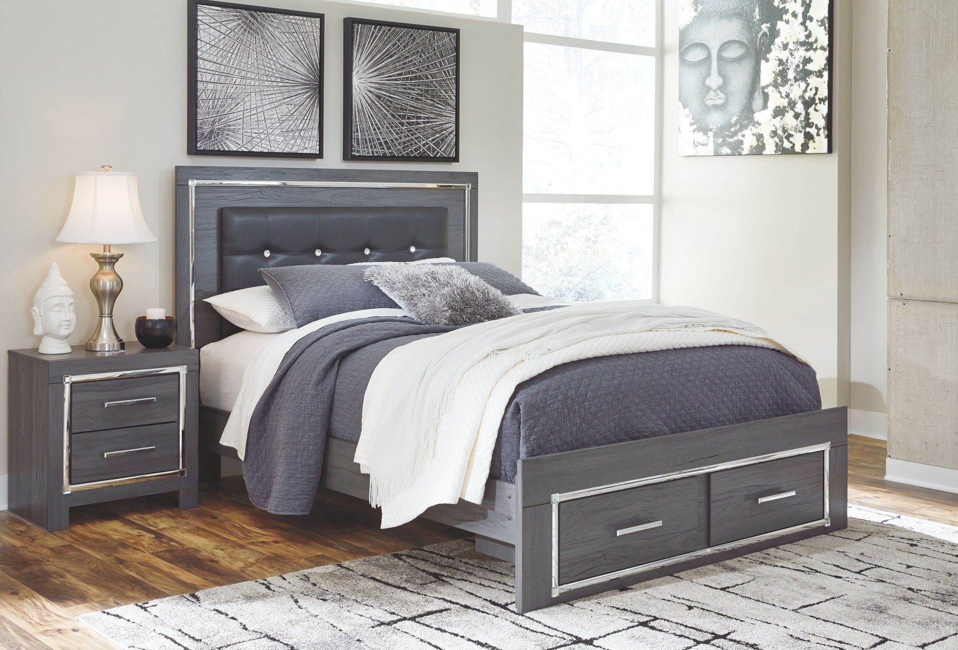 Signature Design by Ashley® Lodanna - Storage Bed | Meri Furniture