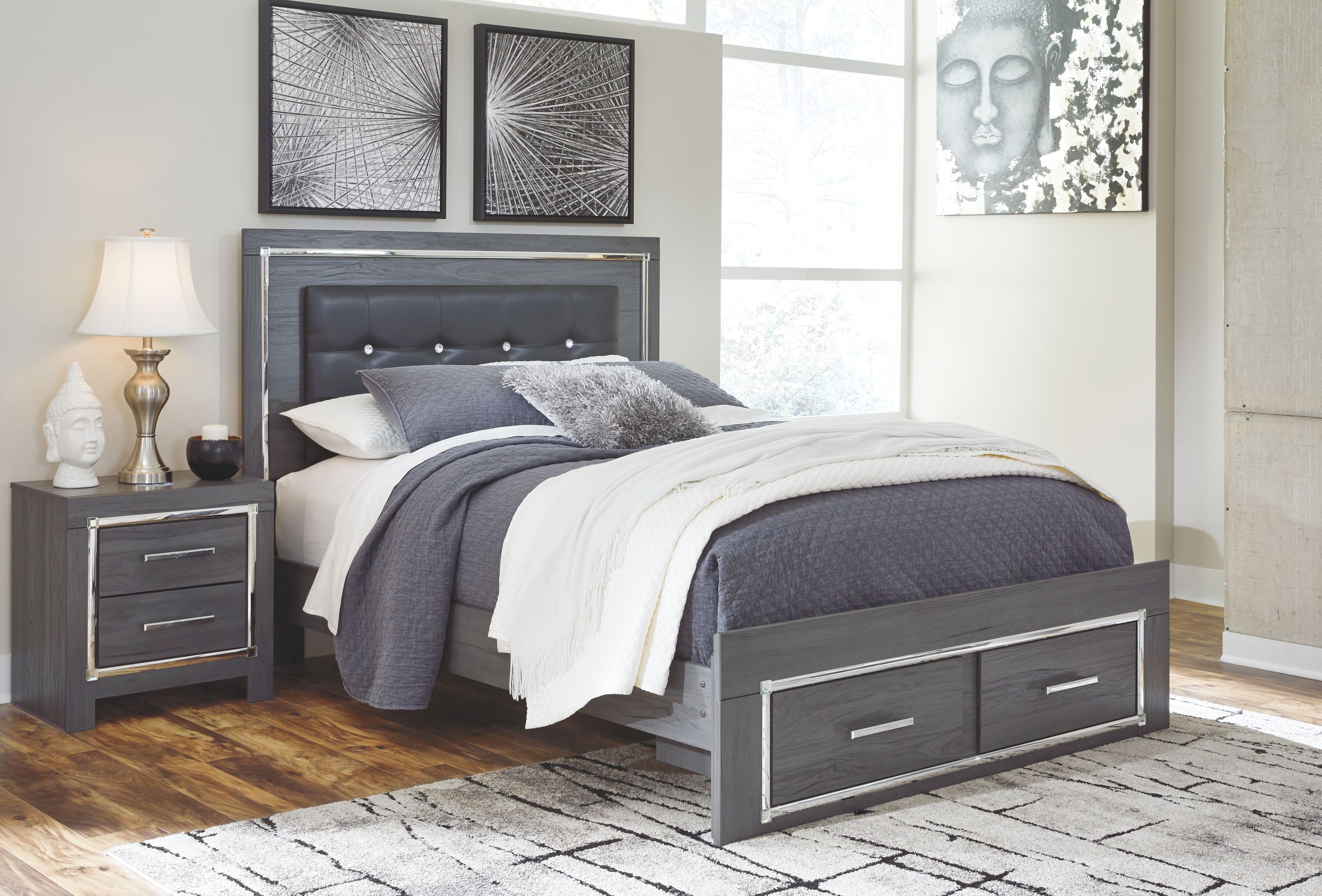 Signature Design by Ashley® Lodanna - Storage Bed | Meri Furniture