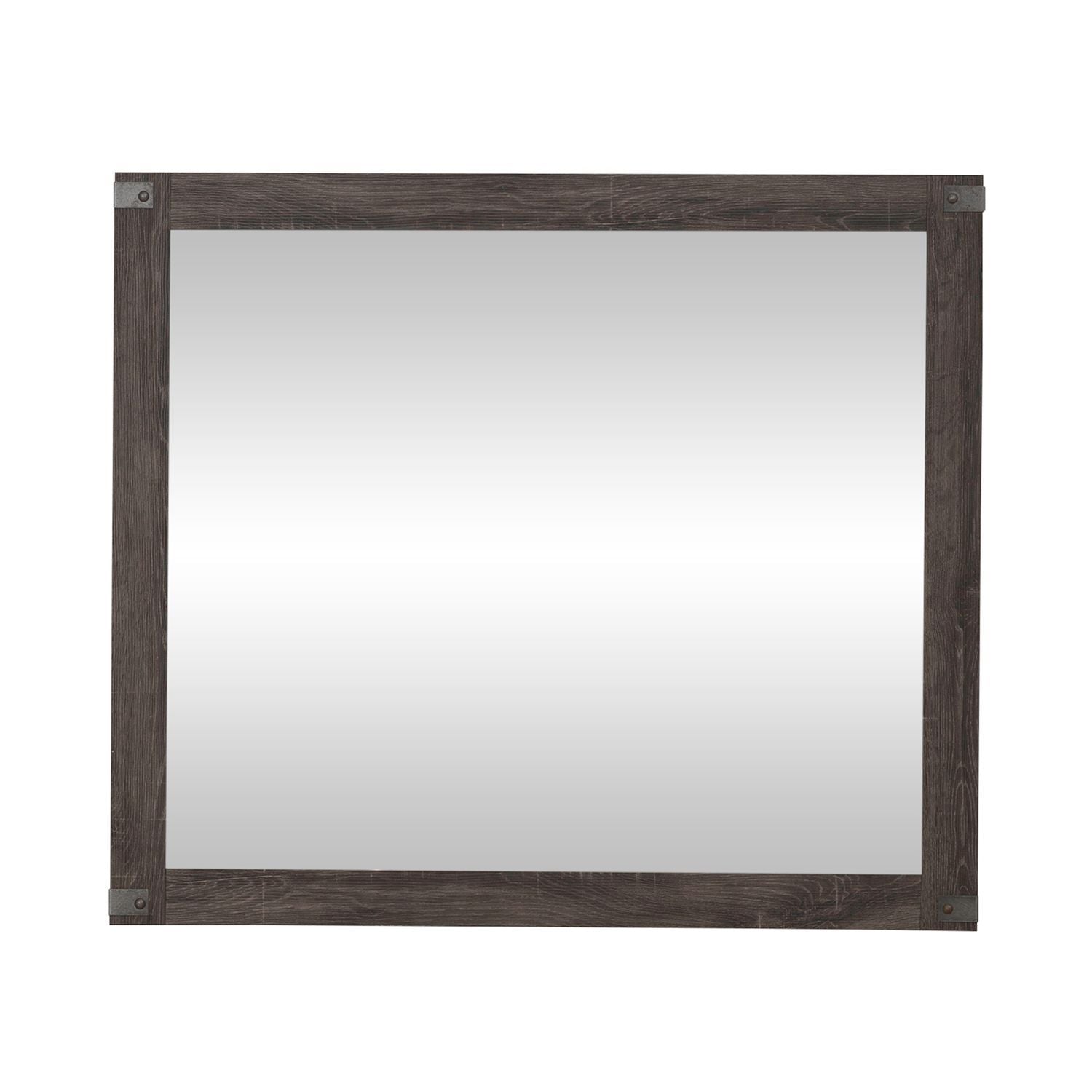 Lakeside Haven - Landscape Mirror - Brownstone