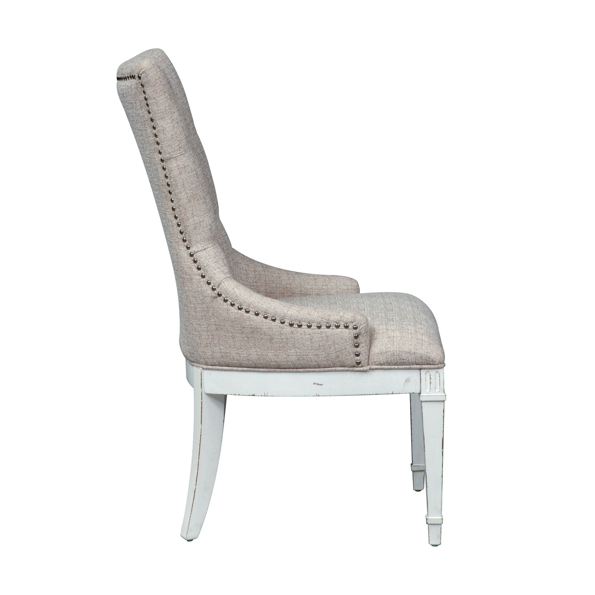 Liberty Furniture Abbey Park - Hostess Chair - White | Meri Furniture