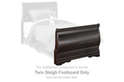 Huey Vineyard - Twin Sleigh Footboard - Black
