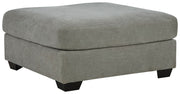 Ashley® Keener - Ash - Oversized Accent Ottoman | Meri Furniture