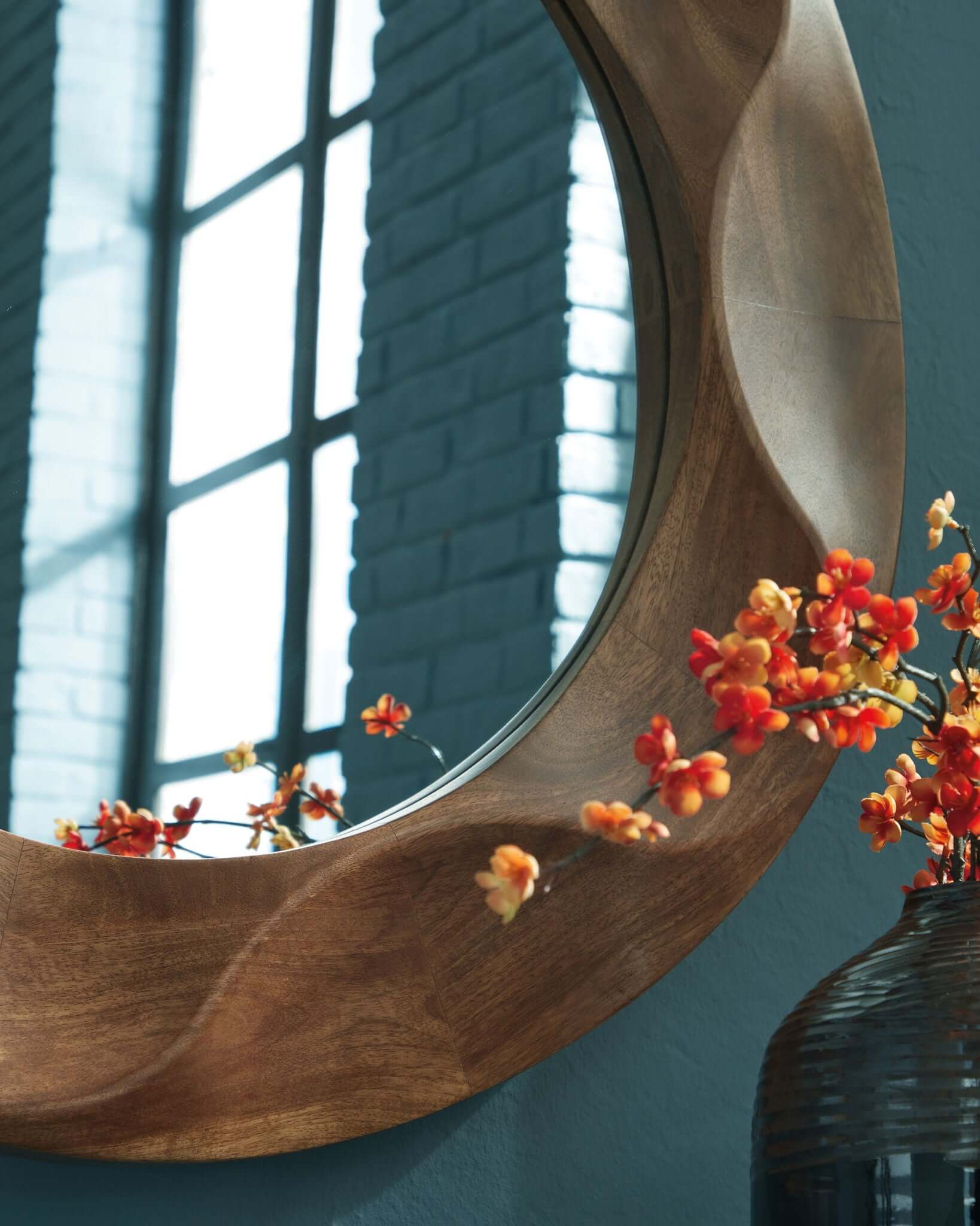 Aajon - Accent Mirror - Brown