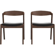 Dakota - Mid-Century Modern Velvet Dining Chair (Set of 2)