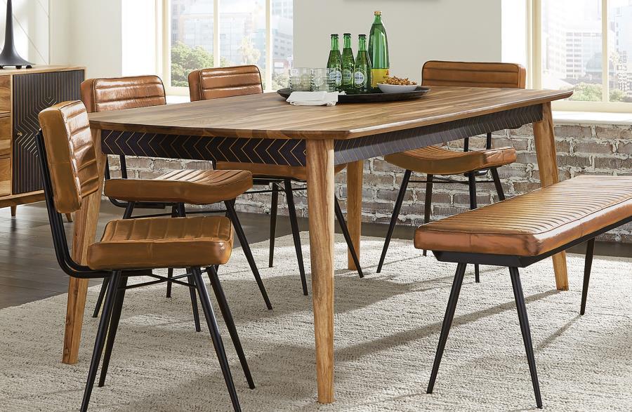 Coaster Fine Furniture Partridge - Rectangular Dining Table - Natural Sheesham | Meri Furniture