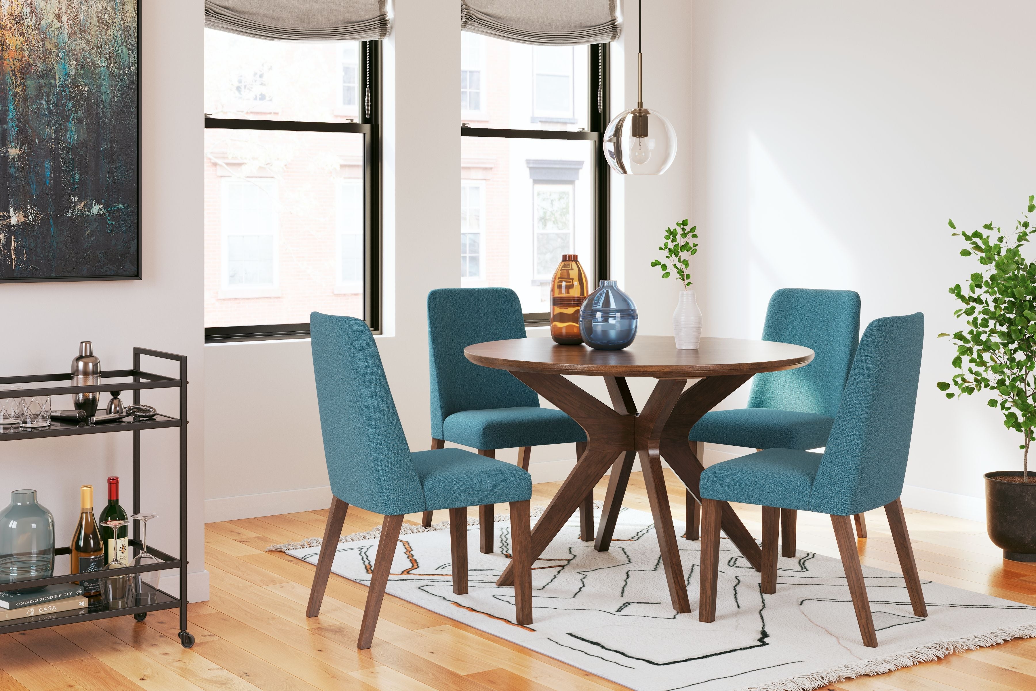 Signature Design by Ashley® Lyncott - Dining Room Table Set | Meri Furniture