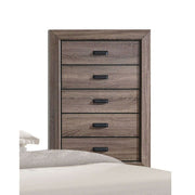 ACME Lyndon - Chest - Weathered Gray Grain | Meri Furniture