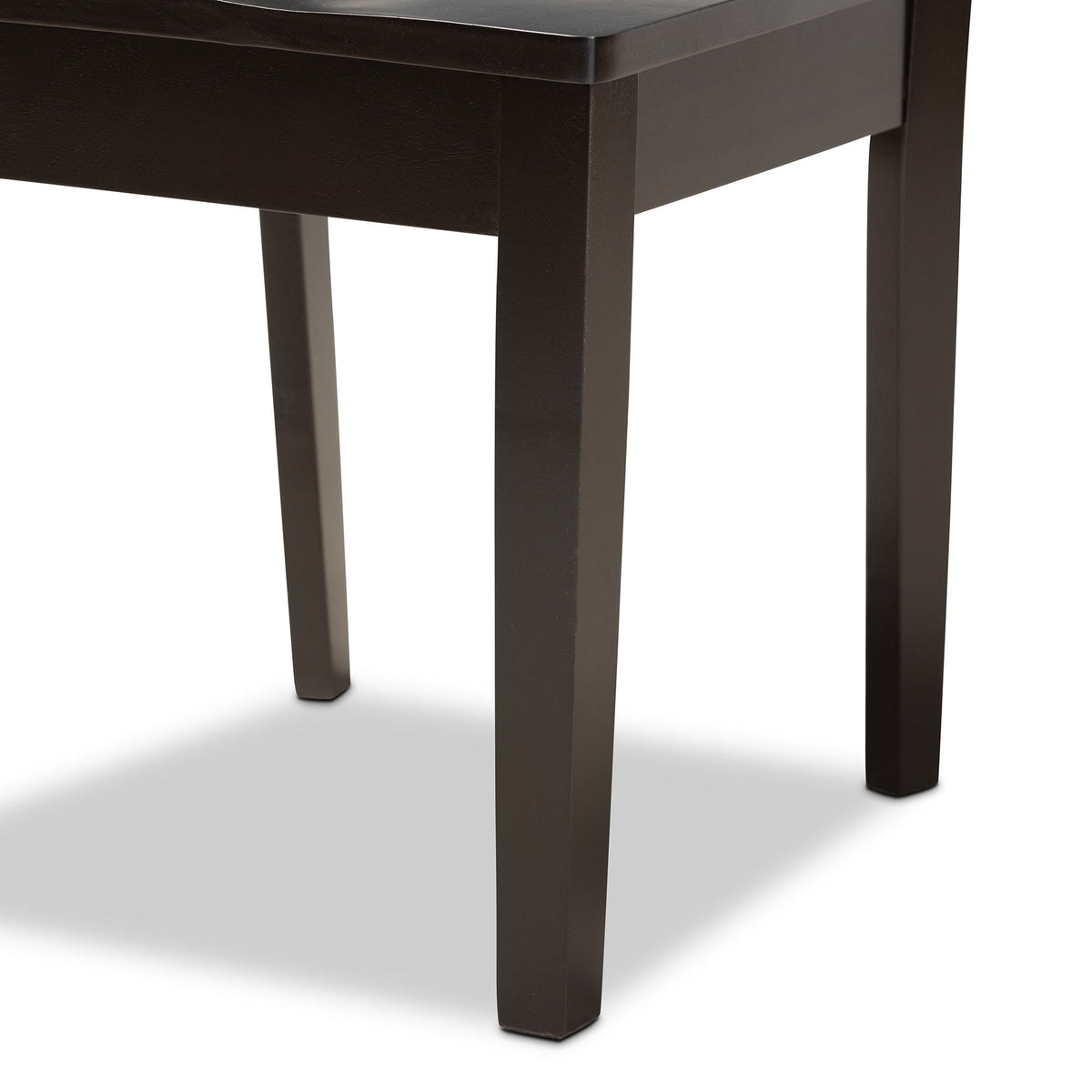 Liese Modern and Contemporary Transitional Dark Brown Finished Wood 7-Piece Dining Set