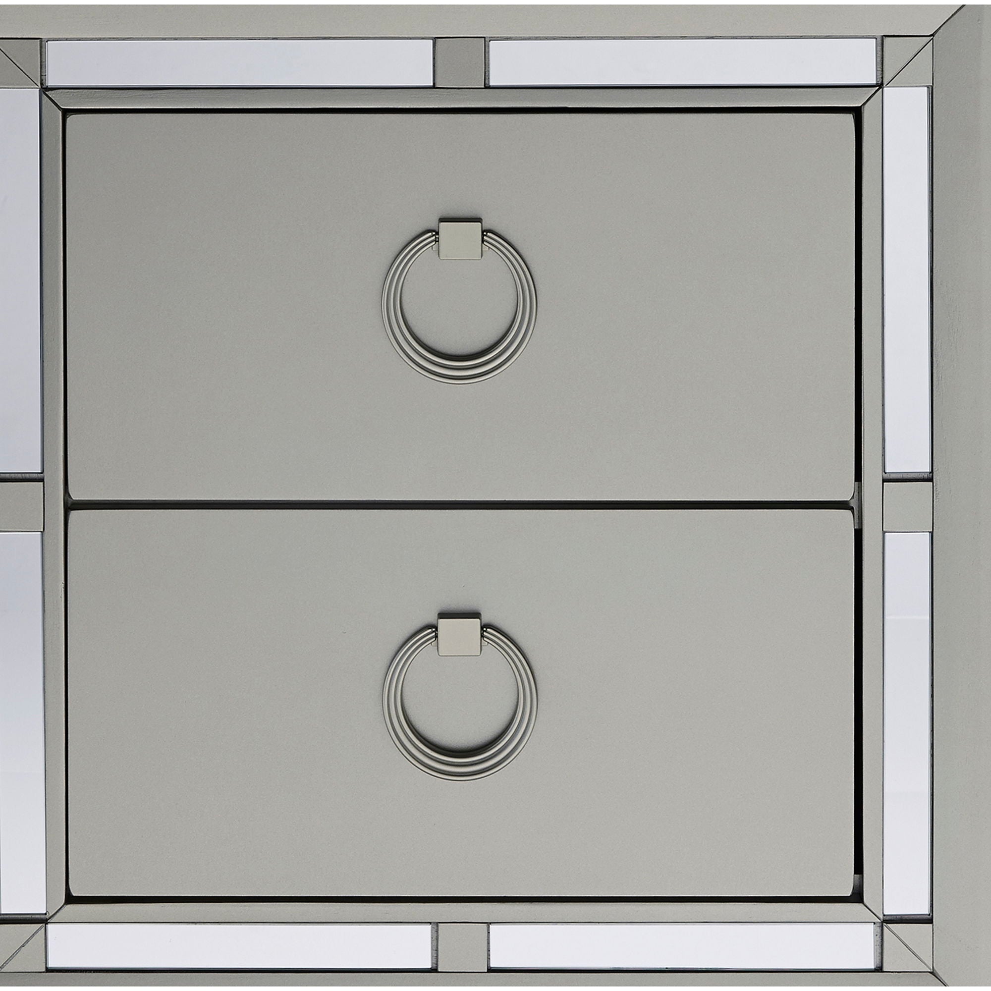 Chloe - Nightstand - Gemstone Silver